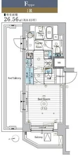 MAXIV浅草MIRAIS【10階】の間取り