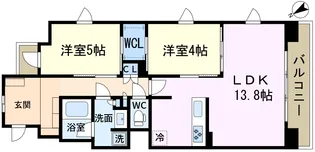 LUXENA船堀【3階】の間取り