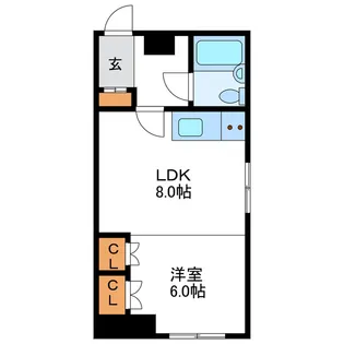 グレイス23【4階】の間取り