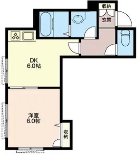 シャーメゾン幸【2階】の間取り