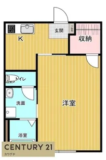 メイプル東須恵【1階】の間取り
