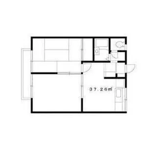 エステートピアジュネス1【2階】の間取り