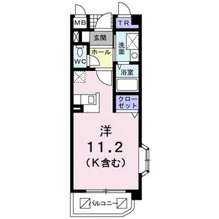 メゾンK【3階】の間取り
