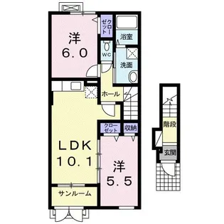 マ・メゾン【2階】の間取り