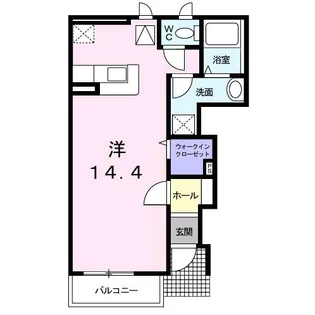 メゾン・ソレーユ【1階】の間取り