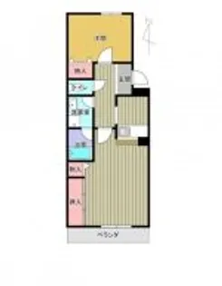苔水庵マンション【1階】の間取り