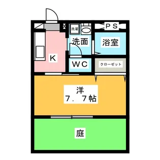 ベルツリー【1階】の間取り