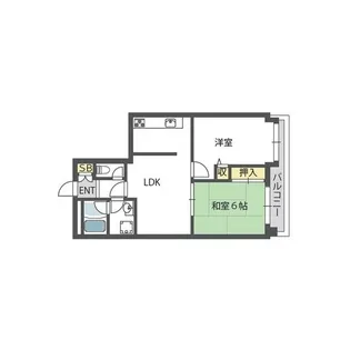 スタシオン鴫【7階】の間取り