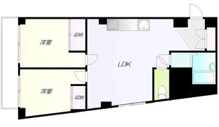 ドルフケンマート【5階】の間取り
