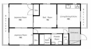 プリオール小野【3階】の間取り
