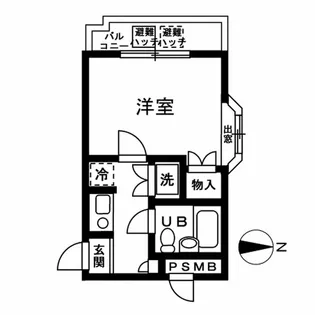 ワコーレ中山【3階】の間取り