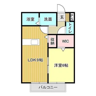 サンビレッジ弥生の森【1階】の間取り