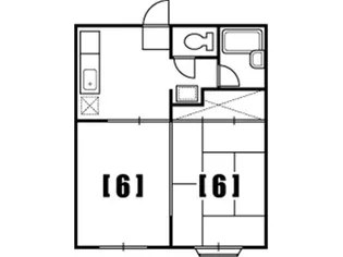 メゾンドエスポワール【2階】の間取り