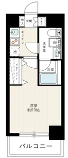 PREMIUM CUBE三田【9階】の間取り
