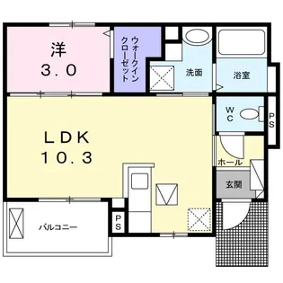 アサクラ ハウス【1階】の間取り