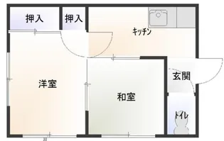 ねぶた荘【1階】の間取り