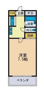パルム松枝【3階】の間取り