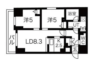 プレール・ドゥーク南千住【4階】の間取り