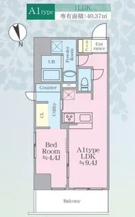 SUNBRIGHT OGIKUBO【2階】の間取り