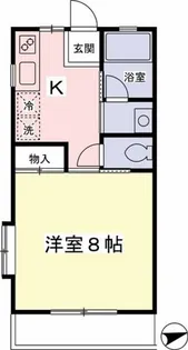 コーポ・フルーリェ【2階】の間取り