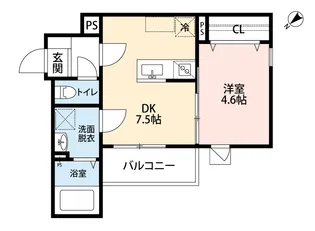 MIRAISM旭【2階】の間取り