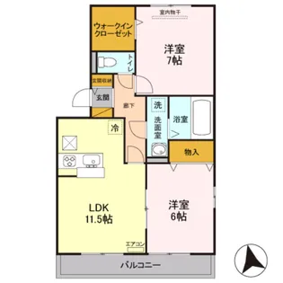 ハーネス【1階】の間取り