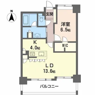 フローレンス幟町公園【11階】の間取り