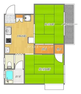 畠山ハイツ【1階】の間取り