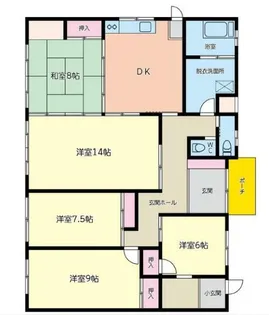 ハイムさんきパート13【1階】の間取り