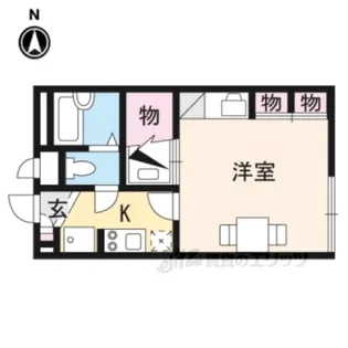 ロイヤルSK指柳【2階】の間取り