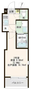 ハーモニーテラス新柴又【2階】の間取り