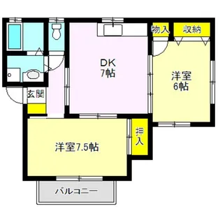 アークミル【1階】の間取り