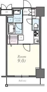 コンパル汐留【5階】の間取り