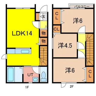 豊岡7-2A新築の間取り