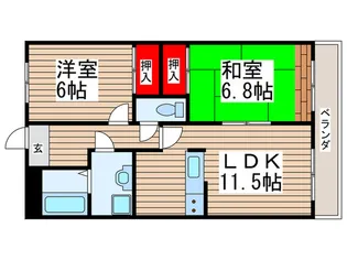 エクセル本郷【2階】の間取り