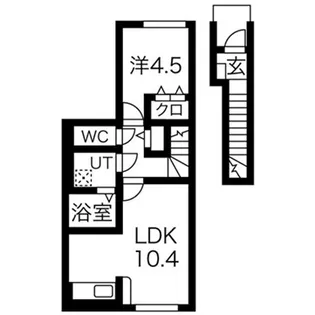 ウッドバレーIII【2階】の間取り