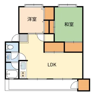 平尾住宅66号棟【4階】の間取り