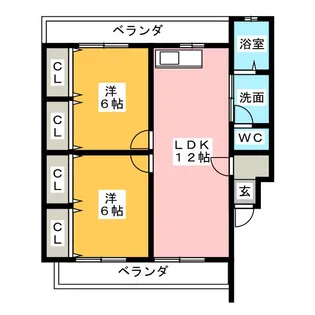 STELLA伏見【3階】の間取り