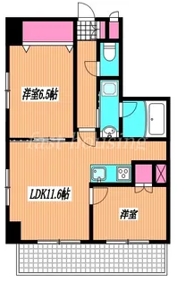 エスポワール野崎本多【4階】の間取り