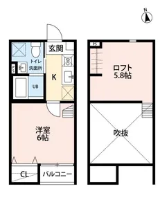 CHEERLIVE仙台宮町【1階】の間取り