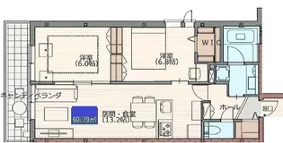 サングランデ【3階】の間取り