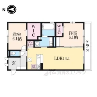 グランデ【1階】の間取り