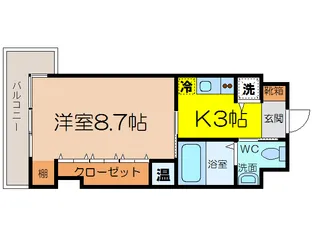 イムズ・コスモス【3階】の間取り