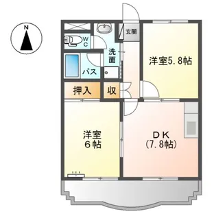 エクセレントT【2階】の間取り