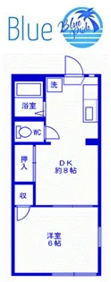 プラージュE C棟【1階】の間取り