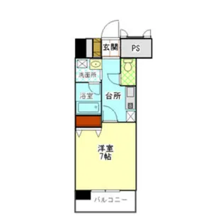 スカイフラット名古屋【3階】の間取り