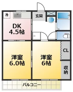 パークライフ下市場【2階】の間取り