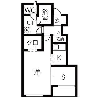 緑風荘【1階】の間取り