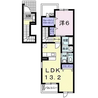 アプローズ II【2階】の間取り