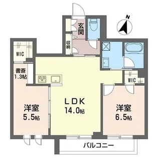 リラフォート【2階】の間取り